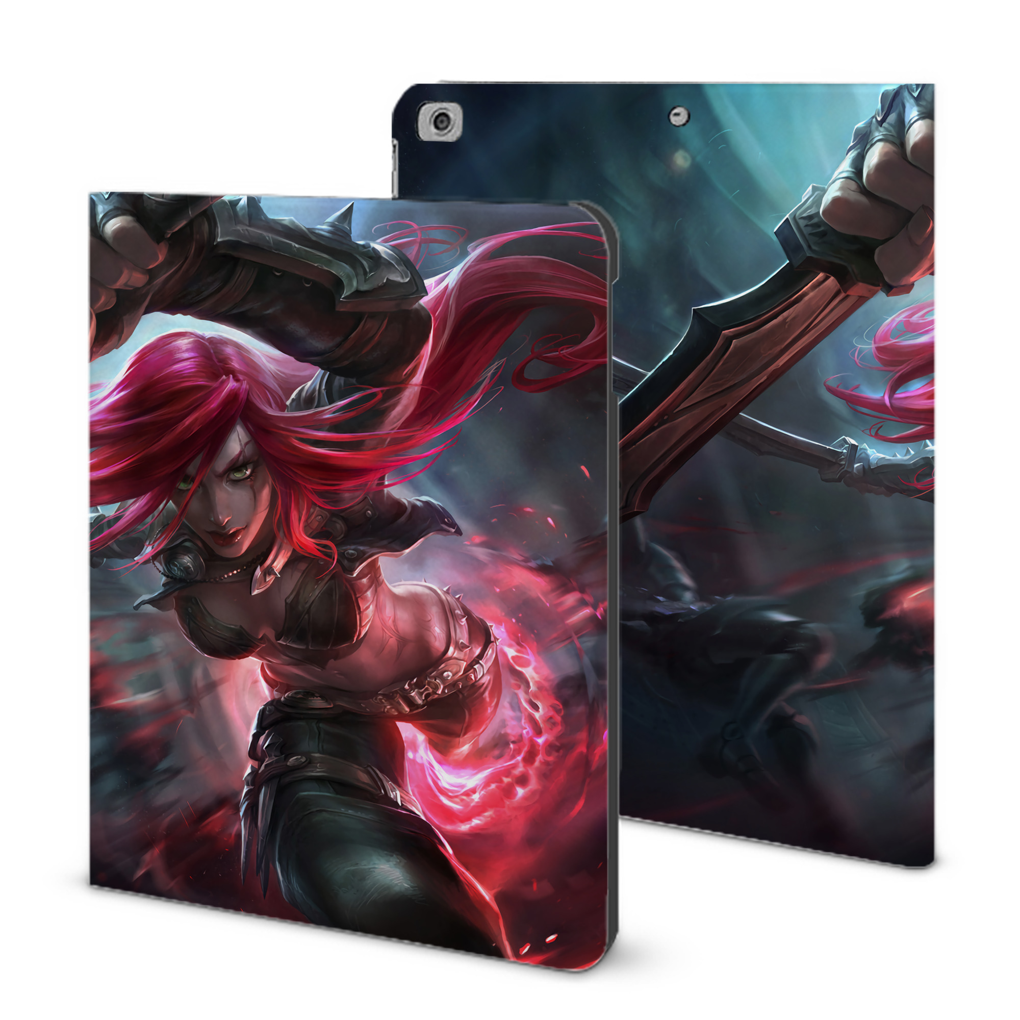 （画像用） リーグ・オブ・レジェンド League of Legends LOL IPad ケース ブック型 PUレザー TPU 耐衝撃 軽量 薄型 ペン収納なし 全面保護 IPad 各モデル対応